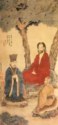 Konfuzius und Lao Tseu, Ming-Dynastie